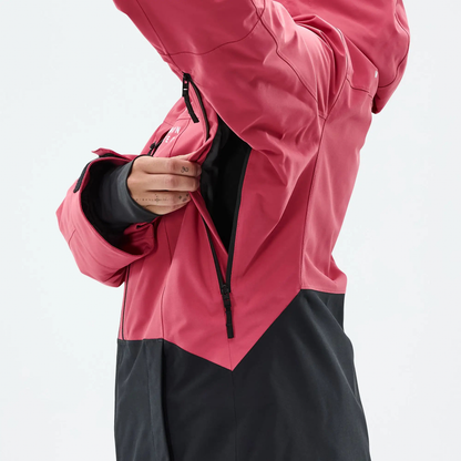 Moss W Veste de ski pour femme – Rose / Noir