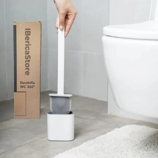 Spazzola in Silicone WC 360º + Adesivi da Parete GRATIS 🎁