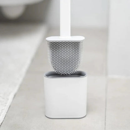 Spazzola in Silicone WC 360º + Adesivi da Parete GRATIS 🎁