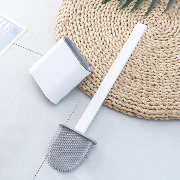 Spazzola in Silicone WC 360º + Adesivi da Parete GRATIS 🎁